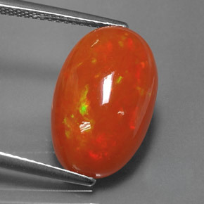 Ópalo multicolor natural de 6,05 ct, transparente, transparente / translúcido