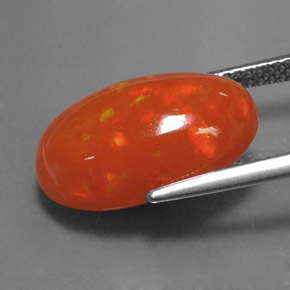Ópalo multicolor natural de 6,05 ct, transparente, transparente / translúcido