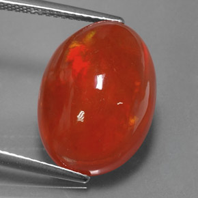 Ópalo multicolor natural de 8,38 ct, transparente, transparente / translúcido
