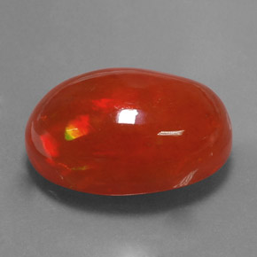 Ópalo multicolor natural de 8,38 ct, transparente, transparente / translúcido