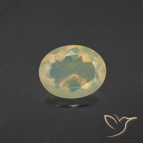 1.56ct Natural Multicolor Ópalo, Ovalada, Transparente