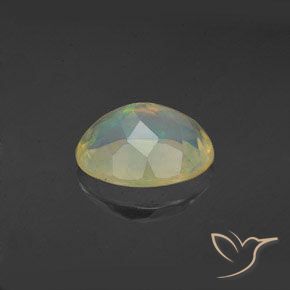 Ópalo Multicolor natural de 1.56 ct, Ovalada, Transparente