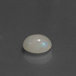 Ópalo multicolor natural de 0,95 ct, transparente, transparente / translúcido