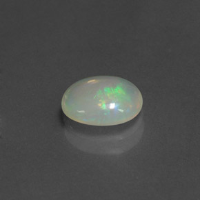 Ópalo multicolor natural de 0,96 ct, transparente, transparente / translúcido