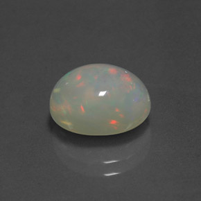 Ópalo multicolor natural de 2,83 ct, transparente, transparente / translúcido
