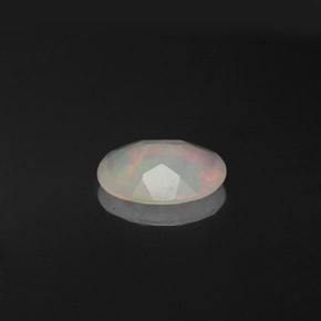 Ópalo multicolor natural de 0,78 ct, transparente, transparente / translúcido