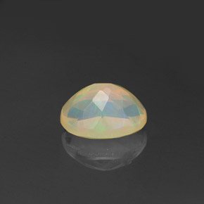 Ópalo multicolor natural de 0,96 ct, transparente, transparente / translúcido