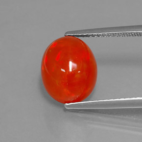 Ópalo multicolor natural de 2,95 ct, transparente, transparente / translúcido