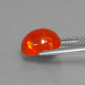 Ópalo multicolor natural de 2,95 ct, transparente, transparente / translúcido
