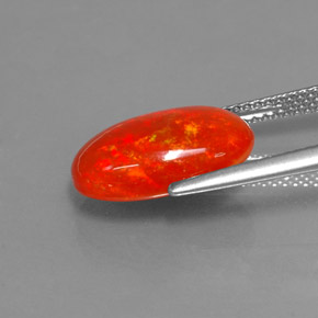 Ópalo multicolor natural de 3,07 ct, transparente, transparente / translúcido