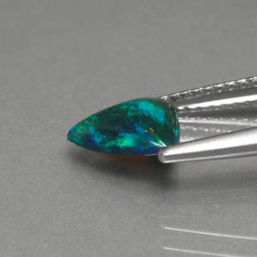 Ópalo Multicolor natural de 0.71 ct, Transparente, Transparente / Translúcido