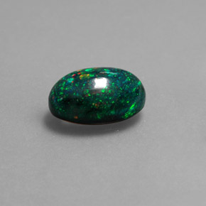 Ópalo Multicolor natural de 1.95 ct, Corte Óvalo, Opaco