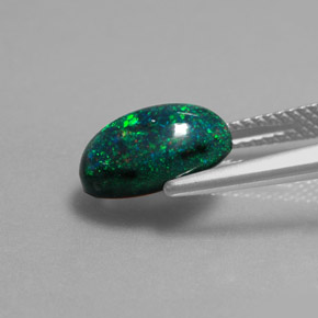 Ópalo Multicolor natural de 1.95 ct, Corte Óvalo, Opaco