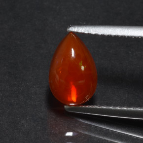 Ópalo Multicolor natural de 1.07 ct, En forma de pera, Transparente