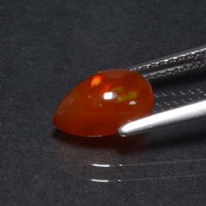 Ópalo Multicolor natural de 1.07 ct, En forma de pera, Transparente