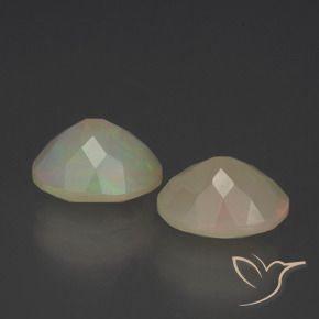 Gemas de Ópalo Multicolor natural de 1.82 ct, Ovalada, Translúcido