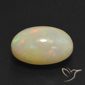 Ópalo Multicolor natural de 9.66 ct, Ovalada, Translúcido