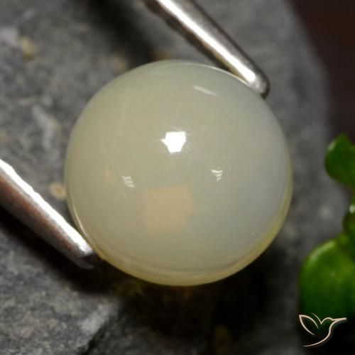 Ópalo Multicolor natural de 1.03 ct, Redondo, Translúcido