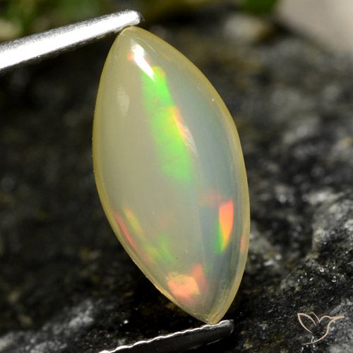 1.84ct Natural Multicolor Ópalo, Marquesa, Transparente