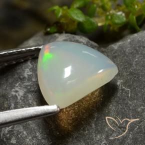 Ópalo Multicolor natural de 0.85 ct, Trillón, Transparente