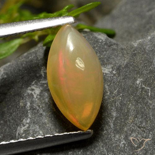 0.95ct Natural Multicolor Ópalo, Marquesa, Transparente