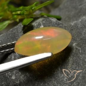 Ópalo Multicolor natural de 0.95 ct, Marquesa, Transparente