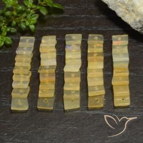 Gemas de Ópalo Multicolor natural de 7.16 ct, Cuadrado, Transparente