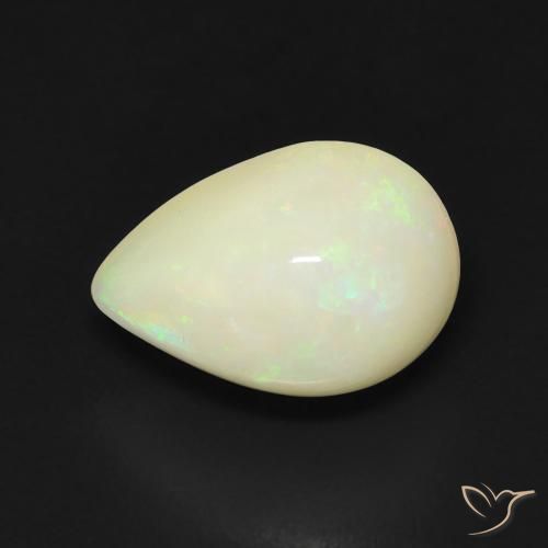 2.31ct Natural Multicolor Ópalo, En forma de pera, Translúcido