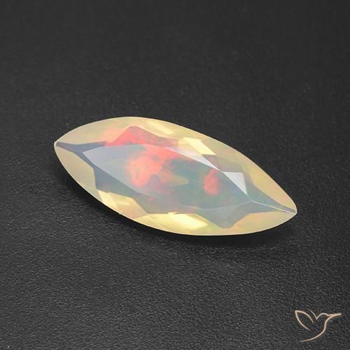 Ópalo Multicolor natural de 1.68 ct, Marquesa, Transparente