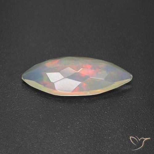 Ópalo Multicolor natural de 1.68 ct, Marquesa, Transparente