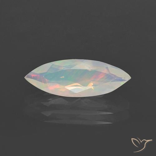 1.27ct Natural Multicolor Ópalo, Marquesa, Transparente, Photo A