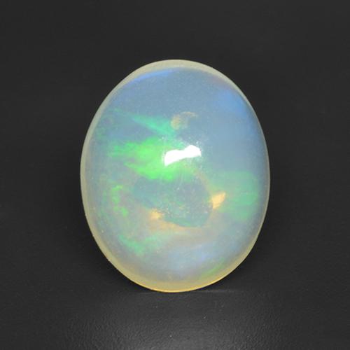 1.86ct Natural Multicolor Ópalo, Ovalada, Transparente