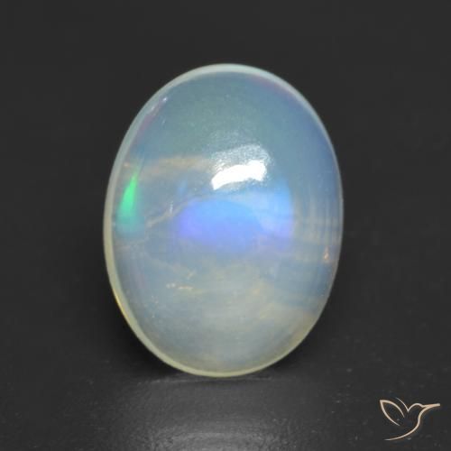 1.43ct Natural Multicolor Ópalo, Ovalada, Transparente