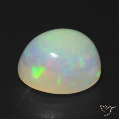 Ópalo Multicolor natural de 1.88 ct, Ovalada, Translúcido