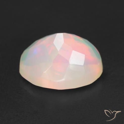 Ópalo Multicolor natural de 1.34 ct, Ovalada, Translúcido