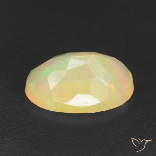Ópalo Multicolor natural de 1.49 ct, Ovalada, Translúcido