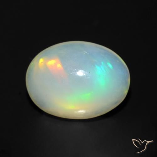 1.05ct Natural Multicolor Ópalo, Ovalada, Transparente, Photo A