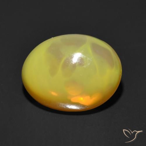 Ópalo Multicolor natural de 1.14 ct, Ovalada, Translúcido