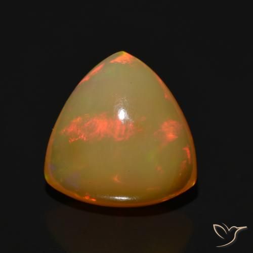 Ópalo Multicolor natural de 3.13 ct, Trillón, Translúcido