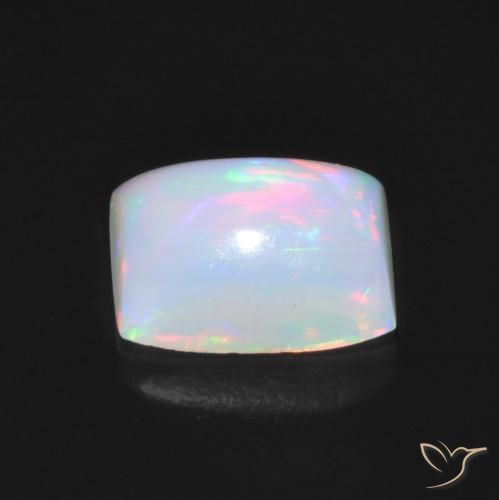 Ópalo Multicolor natural de 1.49 ct, Corte Baguette, Transparente