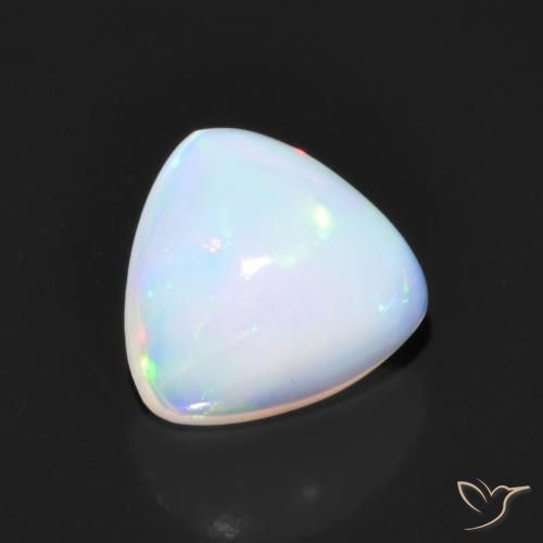 Ópalo Multicolor natural de 1.26 ct, Trillón, Transparente