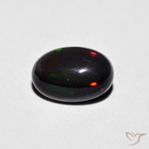 Piedra preciosa de ópalo ovalado de 0,48 quilates, Ópalo certificado suelto de Etiopía, Gema Natural, 7,3 x 4,9 mm, Photo A