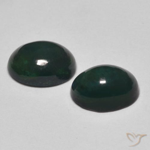 Gemas de Ópalo Multicolor natural de 1.09 ct, Ovalada, Opaco