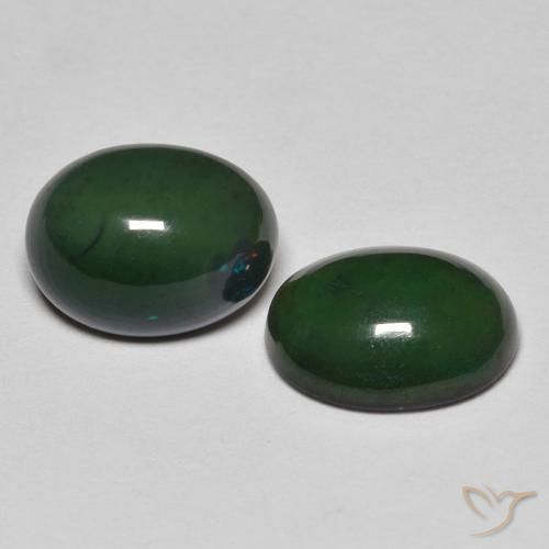 Gemas de Ópalo Multicolor natural de 2.41 ct, Ovalada, Opaco