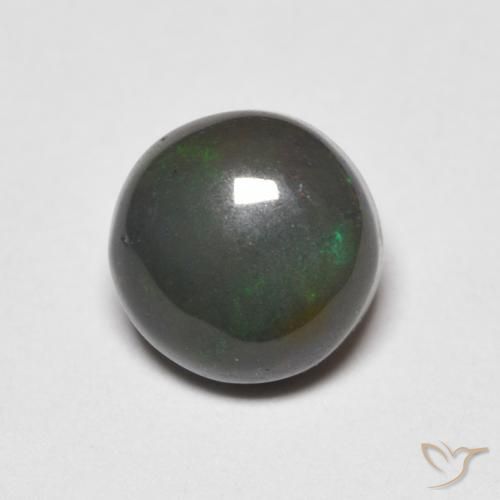 0.82ct Natural Multicolor Ópalo, Redondo, Opaco