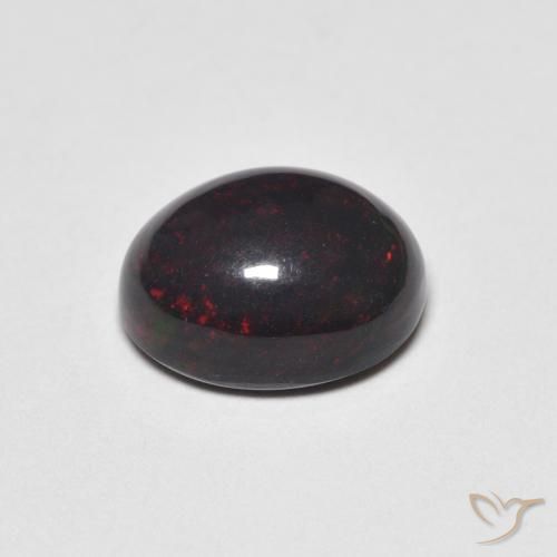 Ópalo Multicolor natural de 1.38 ct, Ovalada, Opaco