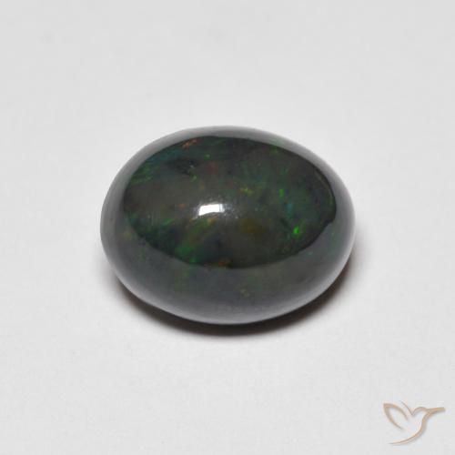 Ópalo Multicolor natural de 1.62 ct, Ovalada, Opaco
