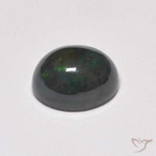 Ópalo Multicolor natural de 1.62 ct, Ovalada, Opaco