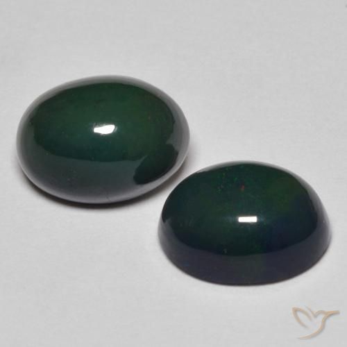 Gemas de Ópalo Multicolor natural de 1.94 ct, Ovalada, Opaco