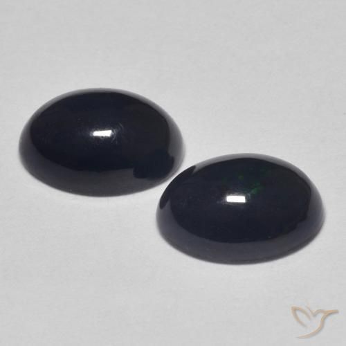 Gemas de Ópalo Multicolor natural de 0.98 ct, Ovalada, Opaco